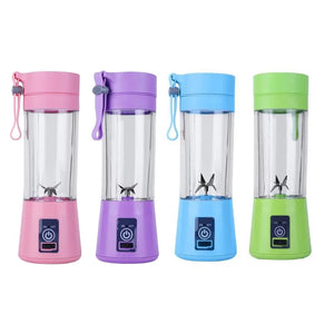 Portable and rechargeable battery juice blender